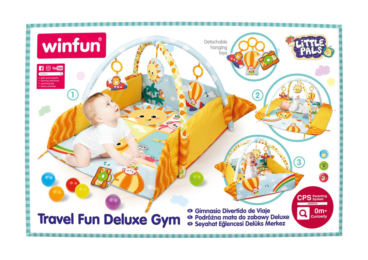 Travel Fun Deluxe Gym - in Mailer Box
