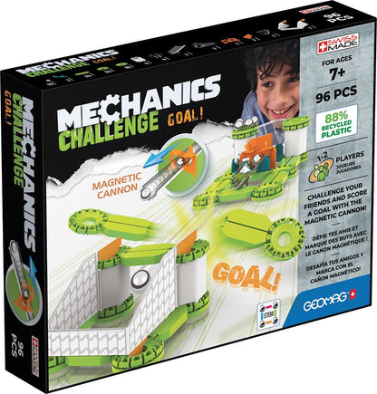 Geomag Mechanics Magnetic Challenge Goal -96 Pieces