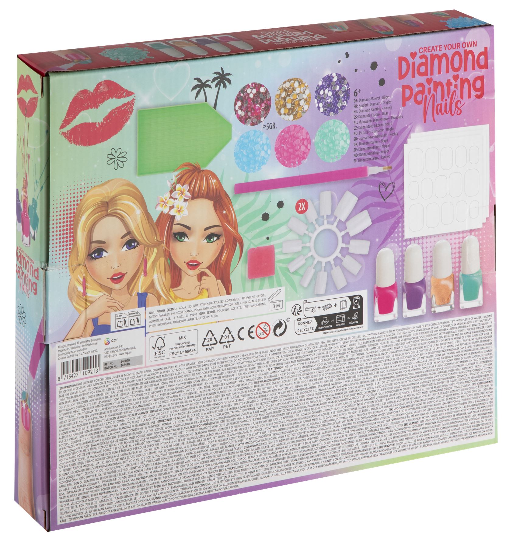 Besties Diamond Painting Nail set