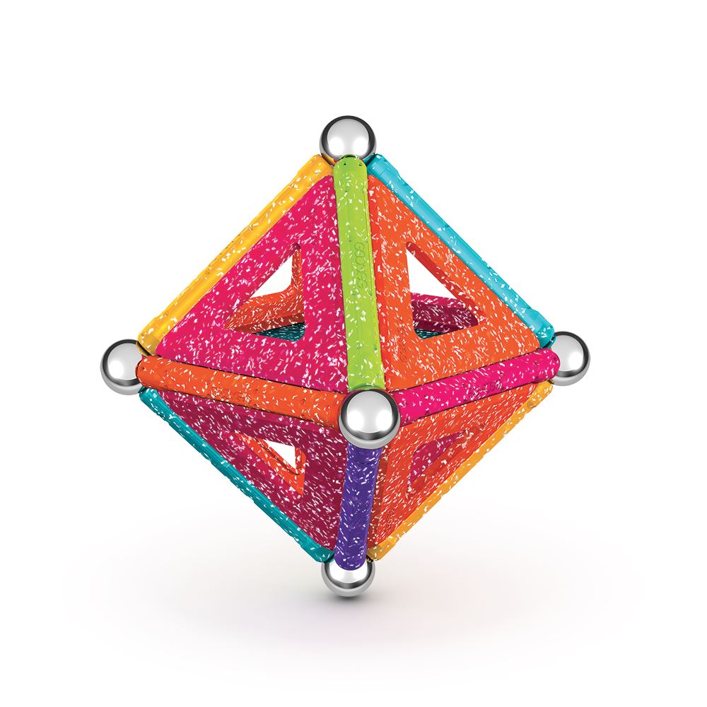 Geomag Recycled Magnetic Glitter Panels - 35 Pieces