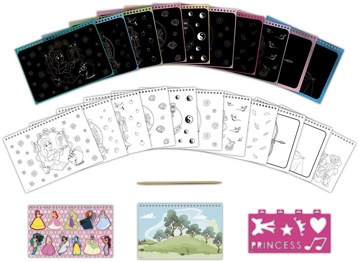 DISNEY PRINCESS SCRATCH BOOK - 17410