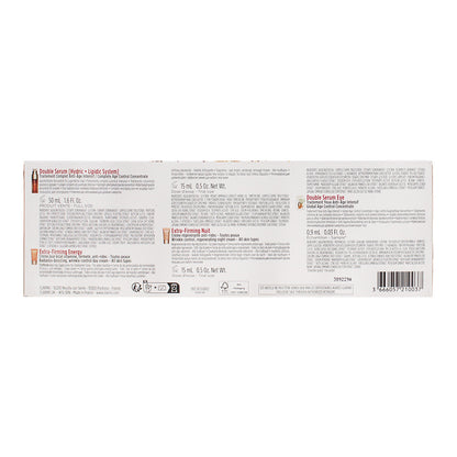 Clarins Double Serum Gift Set 50ml Double Serum + 15ml Extra Firming Energy + 15ml Extra Firming Nuit + 0.9ml Double Serum Eye