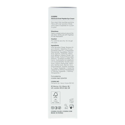 CosRx Advanced Snail Peptide Eye Cream 25ml