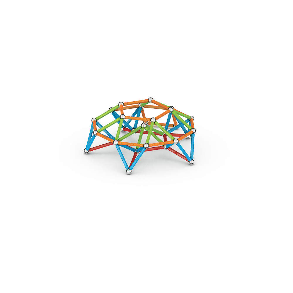 Geomag Magnetic Supercolor - 142 Pieces