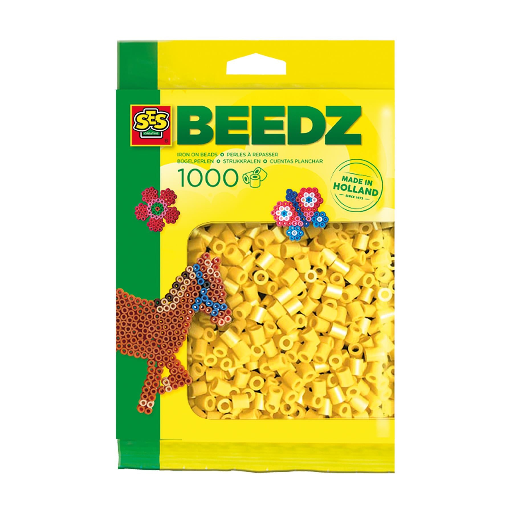 Iron on beads 1000 yellow