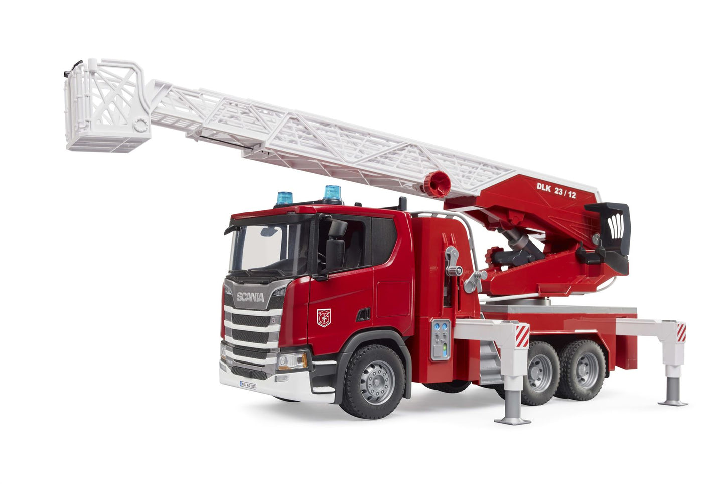 Scania Super 560R Fire engine with ladder, waterpump and L+S - 17349