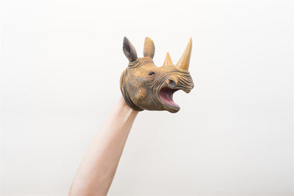 Wild Thingz Hand Puppet - Rhino