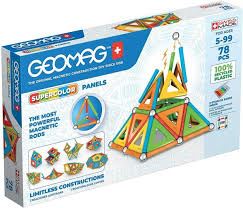 Geomag Supercolour Panels Recycled 78 Pcs