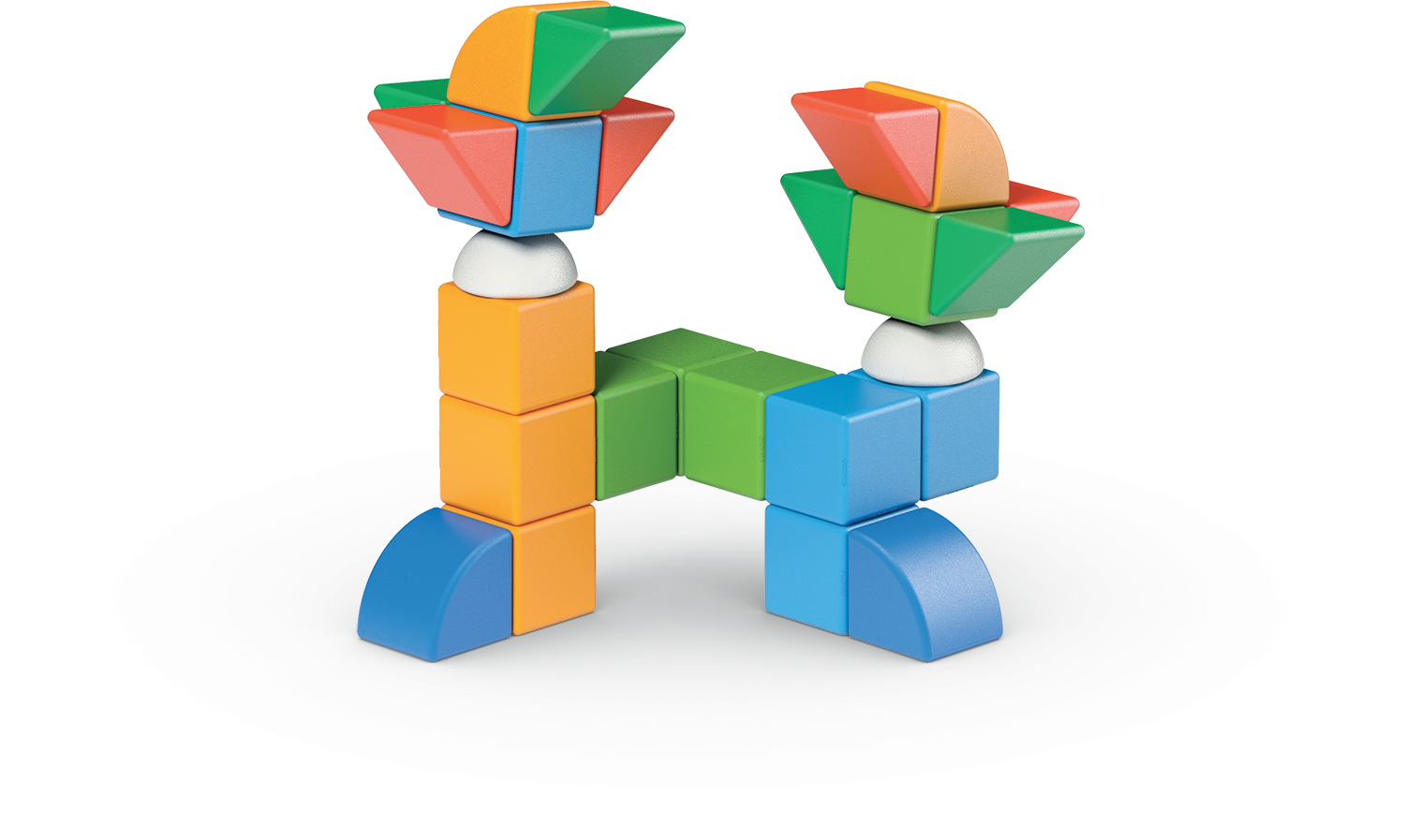 Geomag Magicube Recycled Plastic World Magnetic Shapes