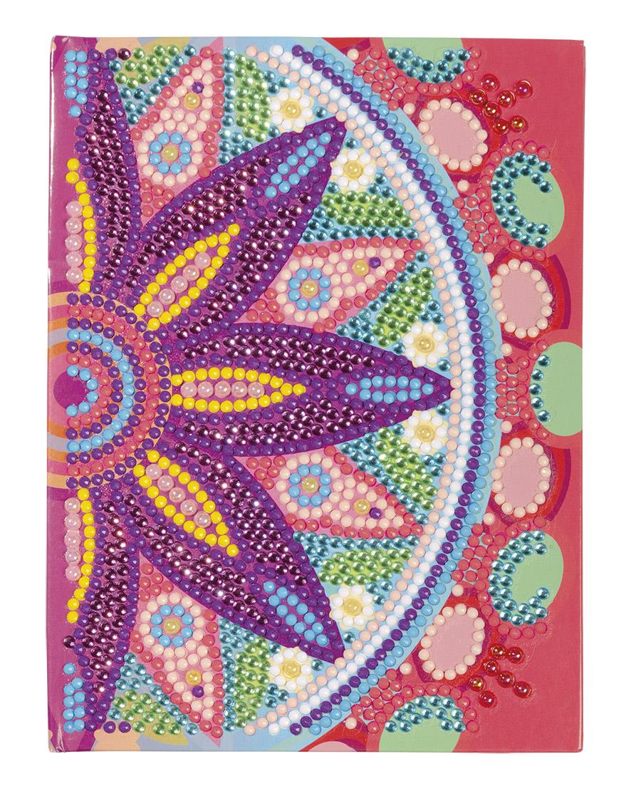 Totum Diamond Paint Notebook Flower Madala Pink