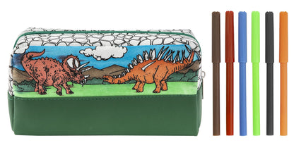 Dino Colour your own Pencil case