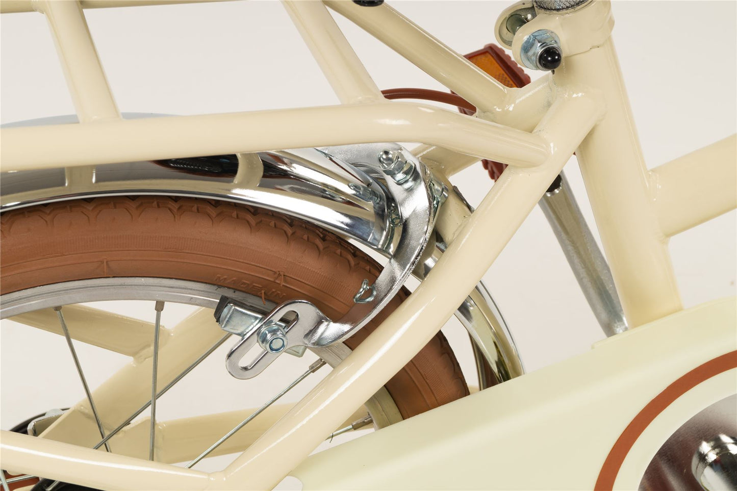 16"" Vintage Bicycle - Beige
