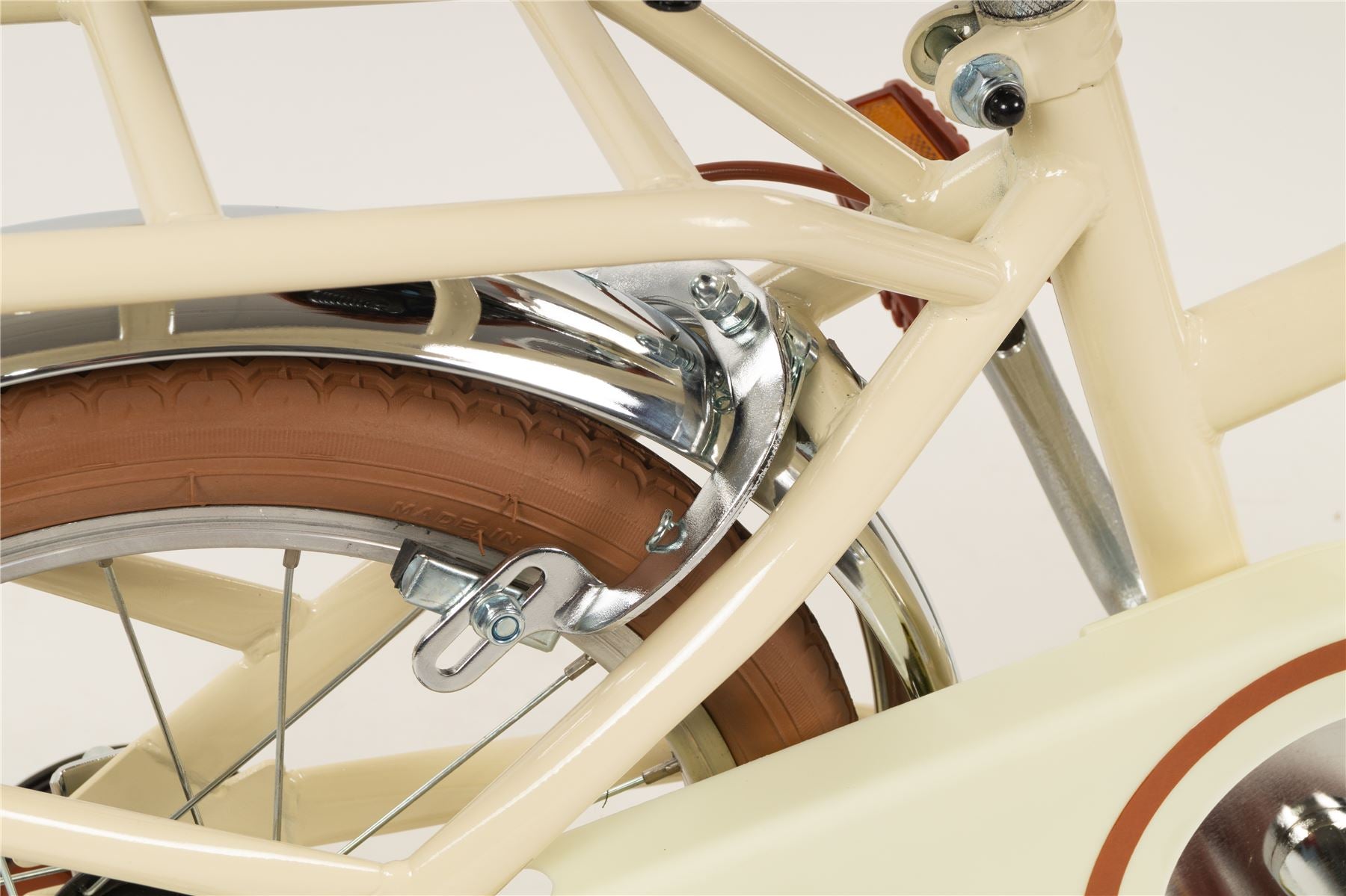 16"" Vintage Bicycle - Beige