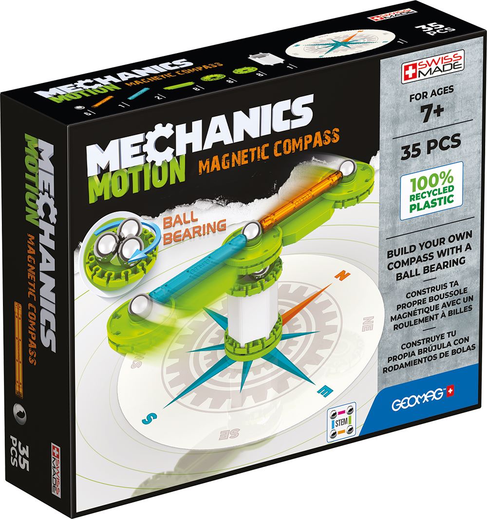 Geomag Mechanics Gravity Motion Magnetic Compass - 35 Pieces