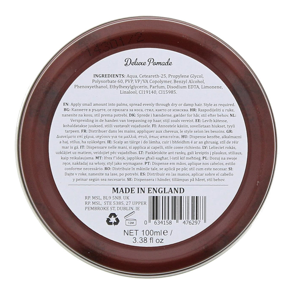 Dapper Dan Deluxe Pomade 100ml - Medium Hold Medium Shine