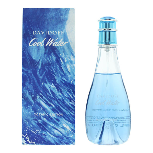 Davidoff Cool Water Woman Eau de Toilette 100ml Spray - Oceanic Edition