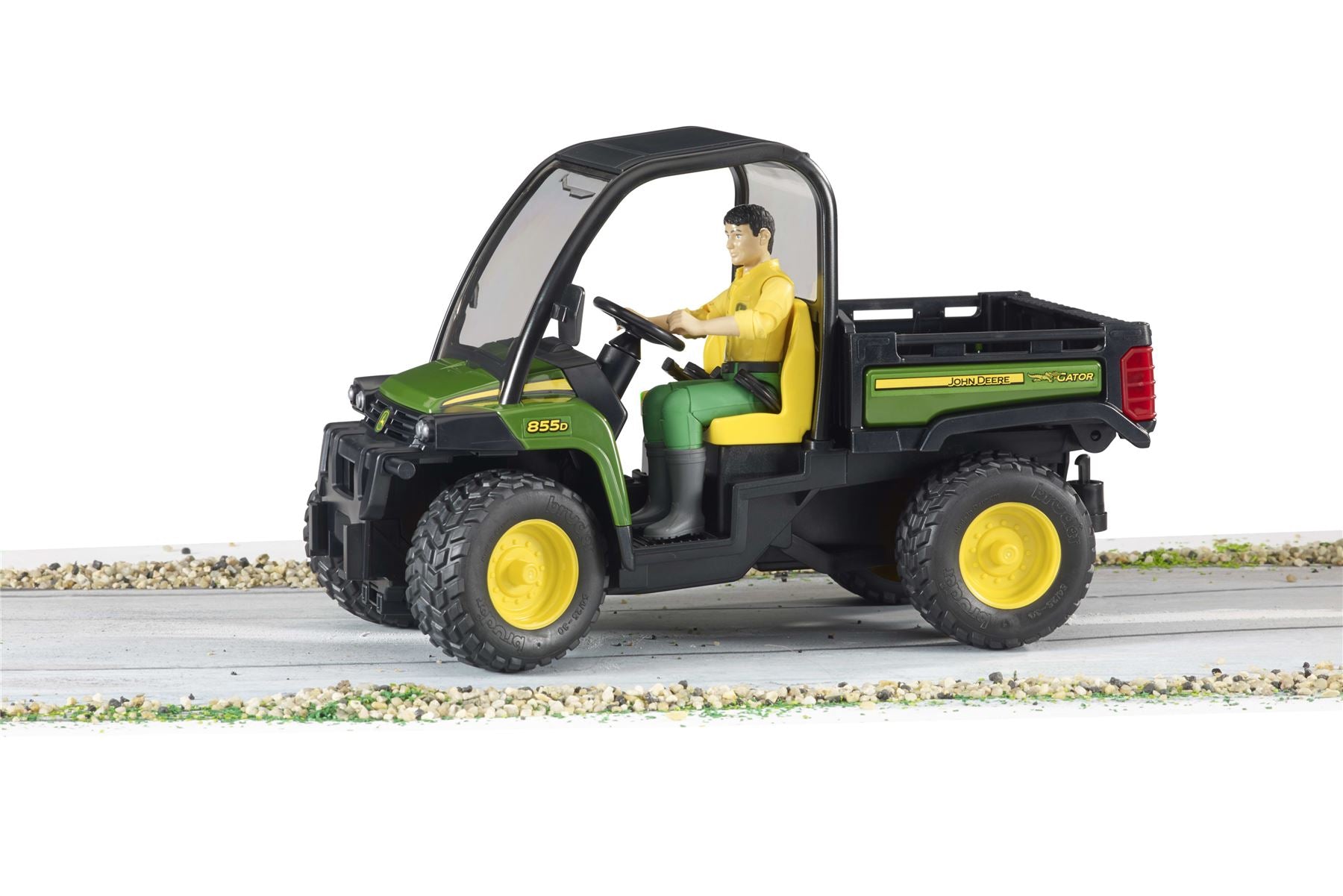 John Deere Gator XUV 855D with driver