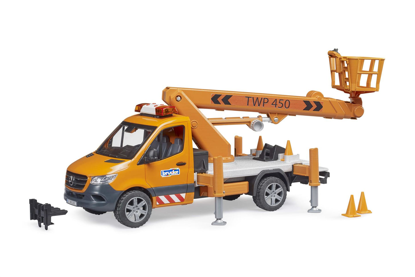 MB Sprinter with working platform and Light + Sound Module