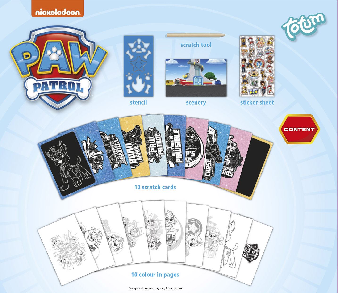 PAW PATROL SCRATCH BOOK
