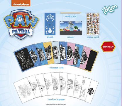 PAW PATROL SCRATCH BOOK