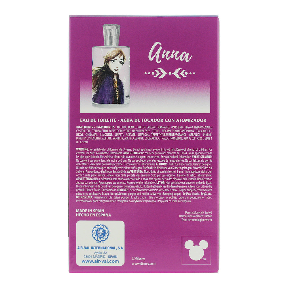 Disney Frozen Anna Eau de Toilette 100ml Spray