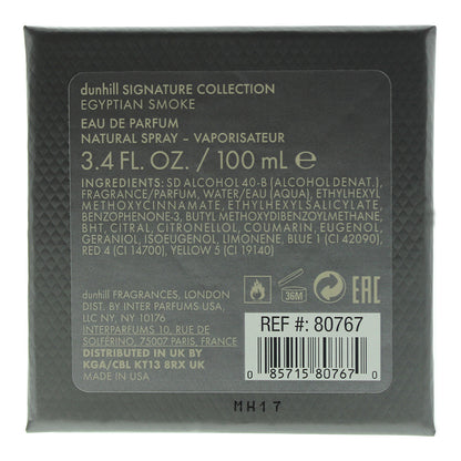 Dunhill Egyptian Smoke Eau de Parfum 100ml Spray