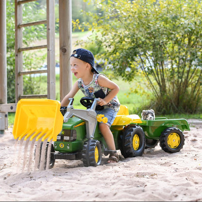 Rolly Kid JD with Frontloader & Trailer