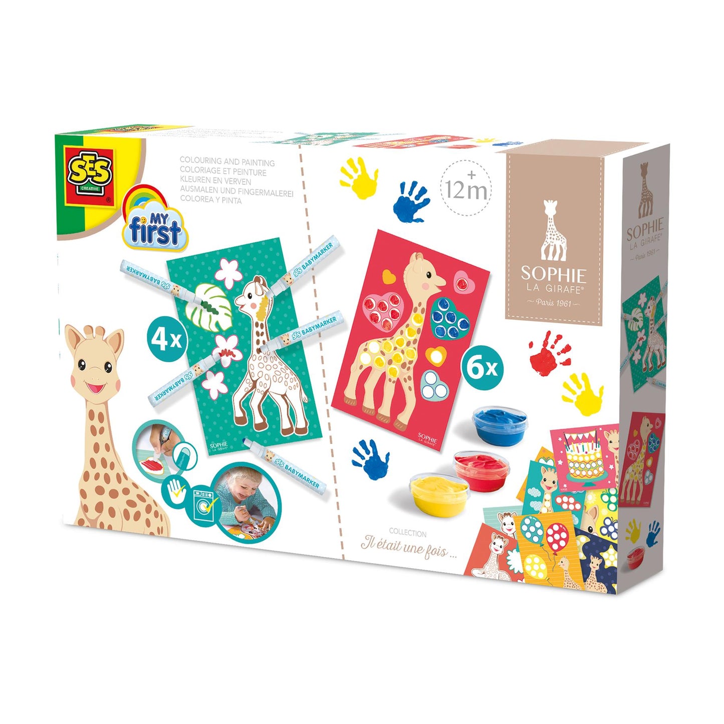 Sophie la girafe - Colouring and painting