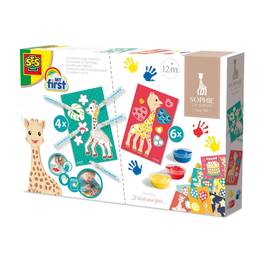 Sophie la girafe - Colouring and painting