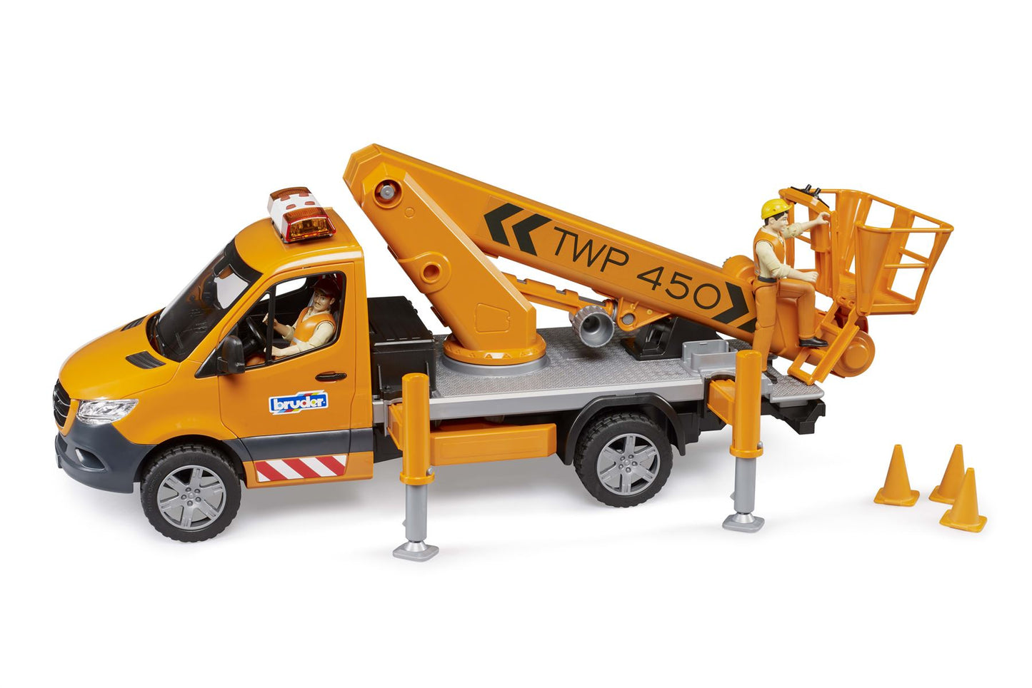 MB Sprinter with working platform and Light + Sound Module