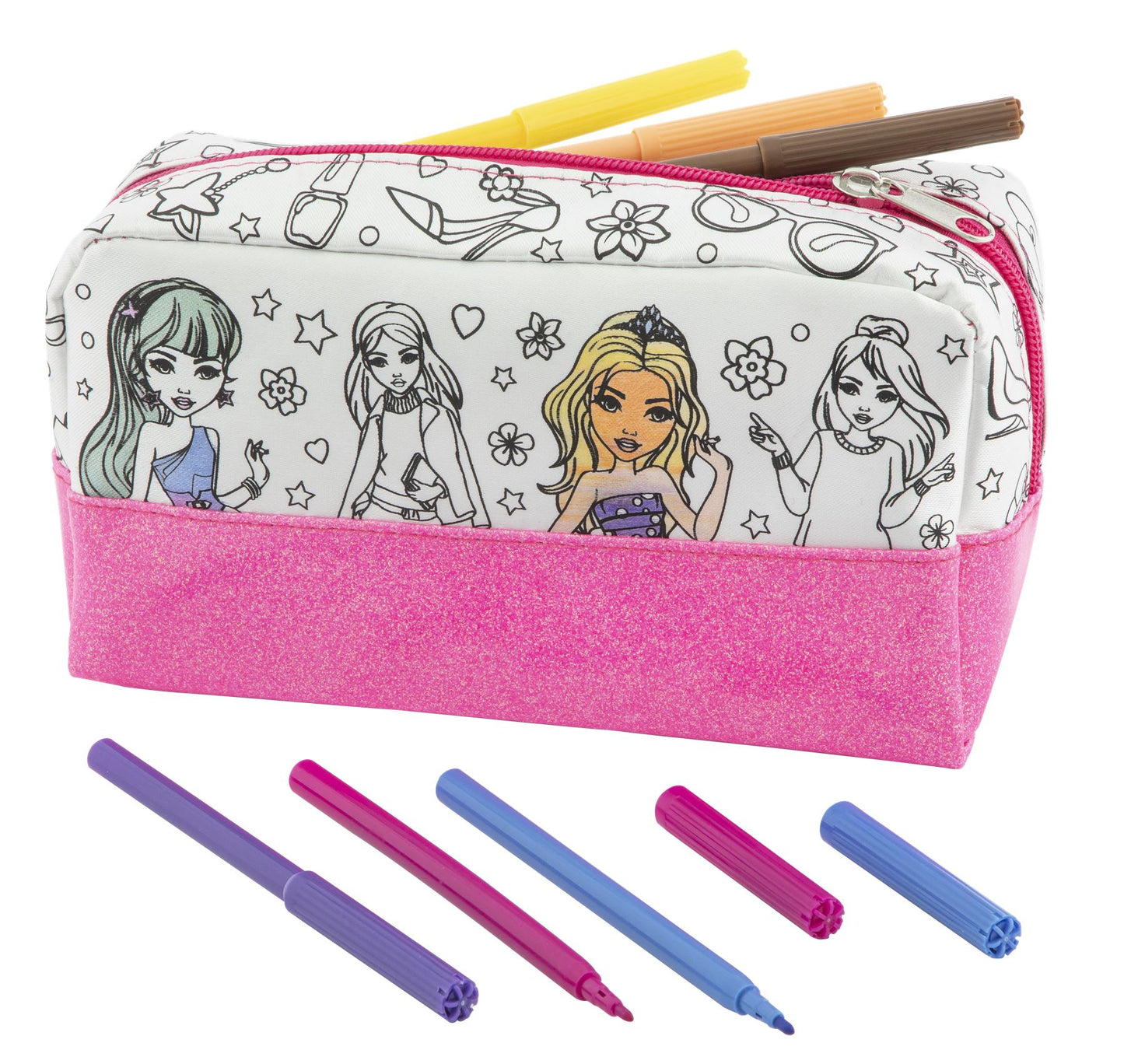 Besties Colour your own Pencil Case