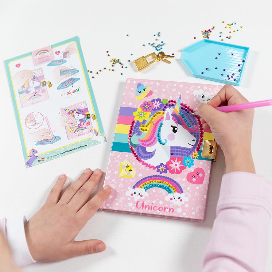 Unicorn Secret Diary Diamond Painting