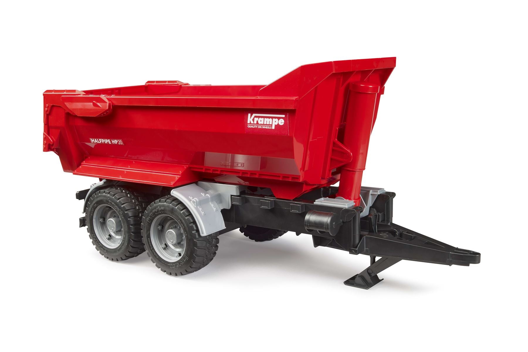 Krampe Tandem-Halfpipe tipping trailer