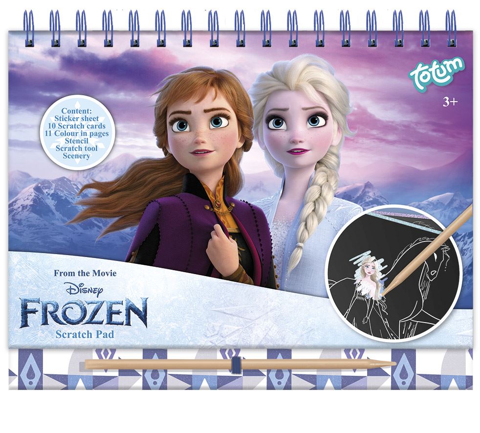 DISNEY FROZEN SCRATCH BOOK