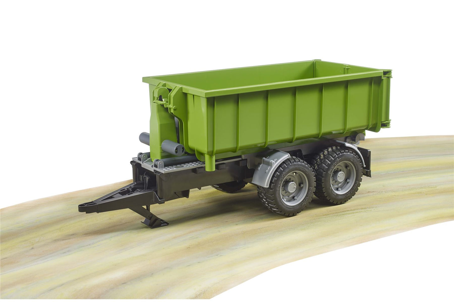 Roll-Off-Container trailer for tractors