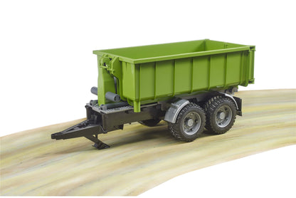 Roll-Off-Container trailer for tractors