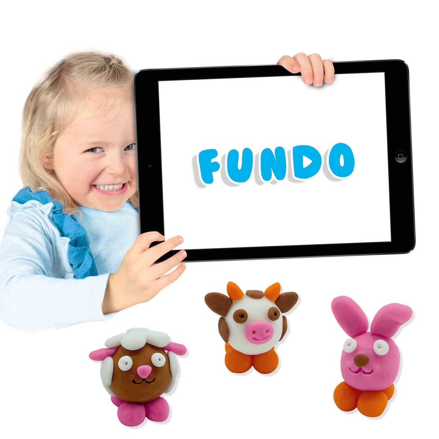 FunDo dough - Farm animals (3x90gr-1x40gr)
