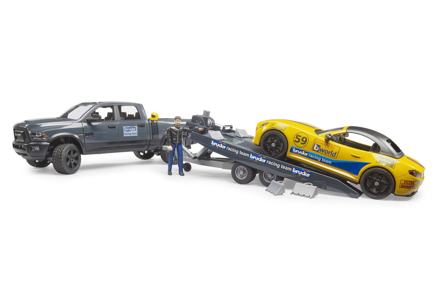 RAM 2500 Power Wagon and BRUDER Roadster Racing Team