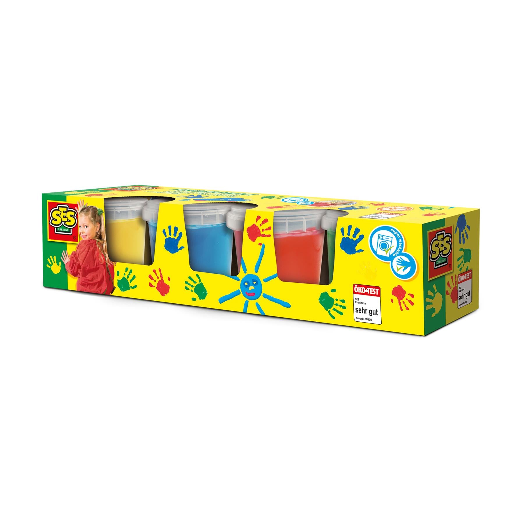 Fingerpaint 4 colours x145ml