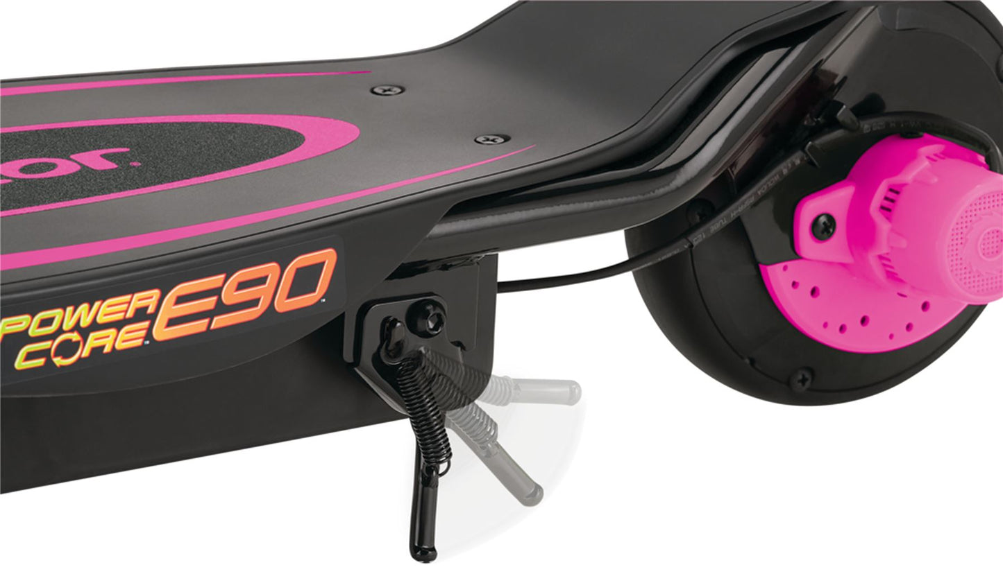 PowerCore E90 Electric Scooter-Pink 12 volt