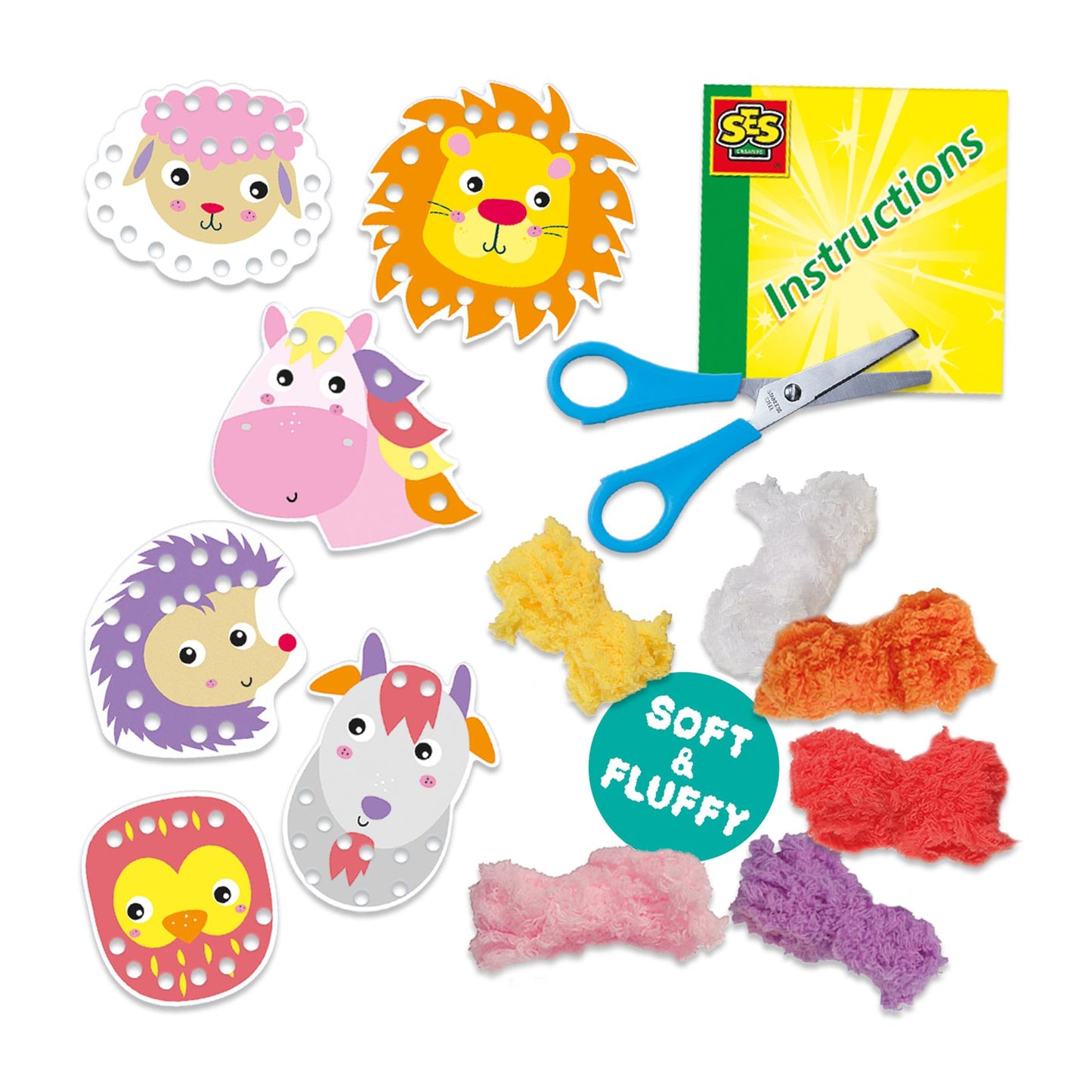 Fluffy loops - Soft yarn animals