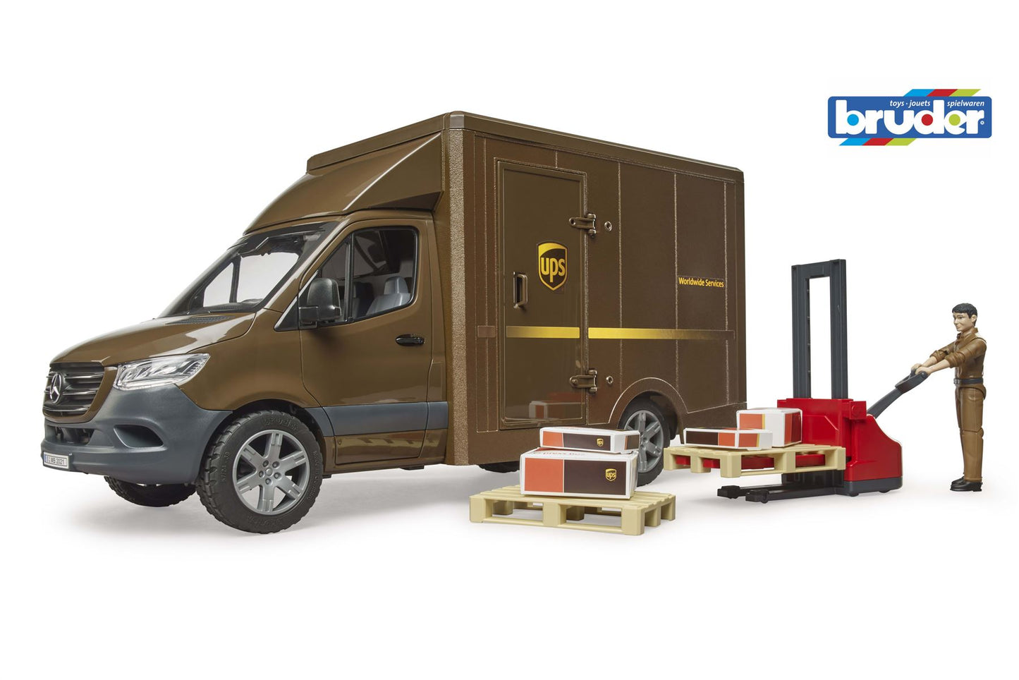 MB Sprinter UPS with driver and accessories