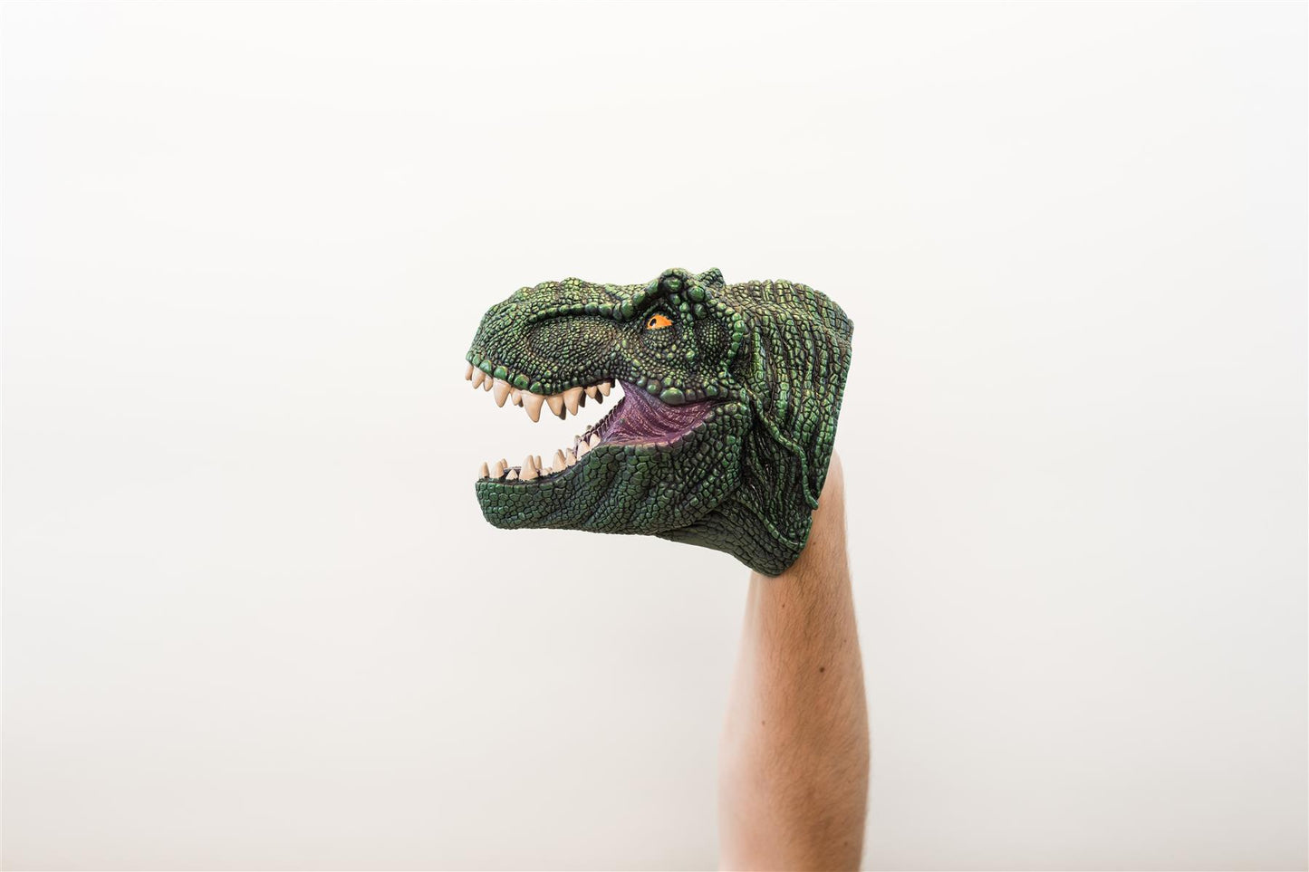 Wild Thingz Hand Puppet - Trex - Green