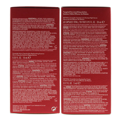 Elizabeth Arden Ceramide Gift Set 60 Capsules Retinol Ceramide Serum + 10ml Ceramide Micro Capsules Essence + 5ml Retinol Ceramide Eye Cream