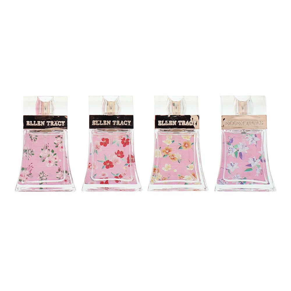 Ellen Tracy Gift Set 15ml Bloom EDP + 15ml Dashing EDP + 15ml Luminous EDP + 15ml Sparkling EDP