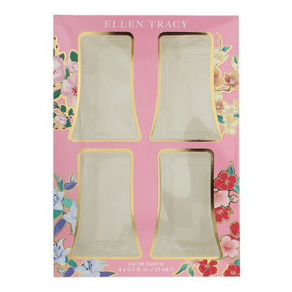 Ellen Tracy Gift Set 15ml Bloom EDP + 15ml Dashing EDP + 15ml Luminous EDP + 15ml Sparkling EDP
