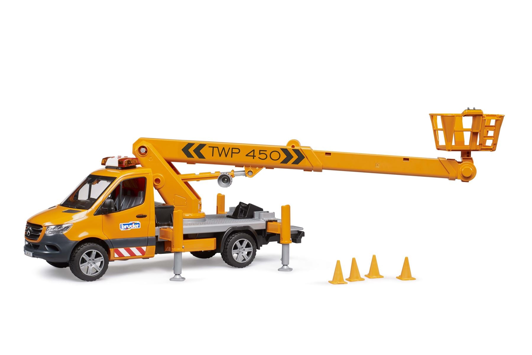 MB Sprinter with working platform and Light + Sound Module