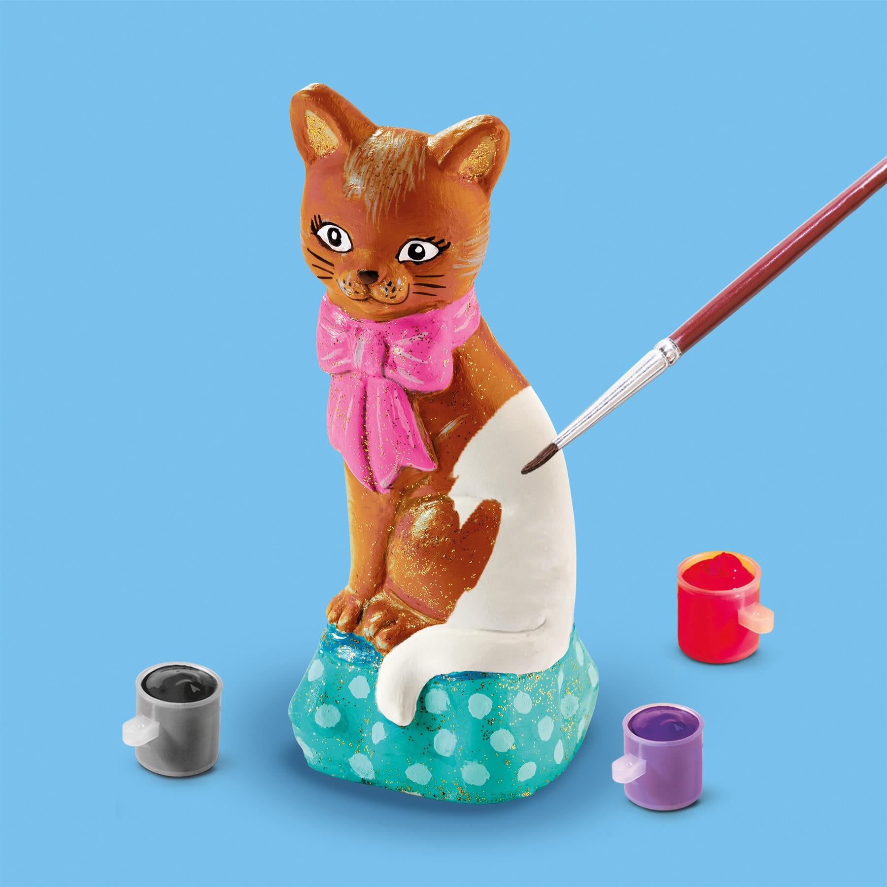 Casting and painting - Cat