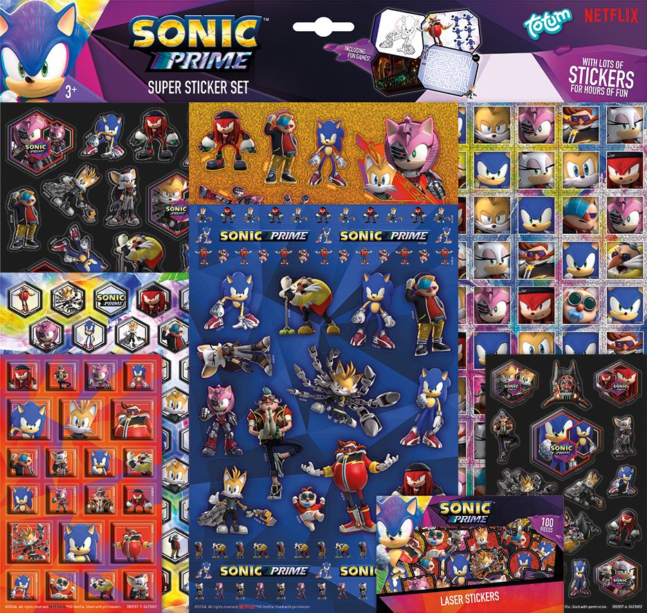 Sonic Super Sticker Set