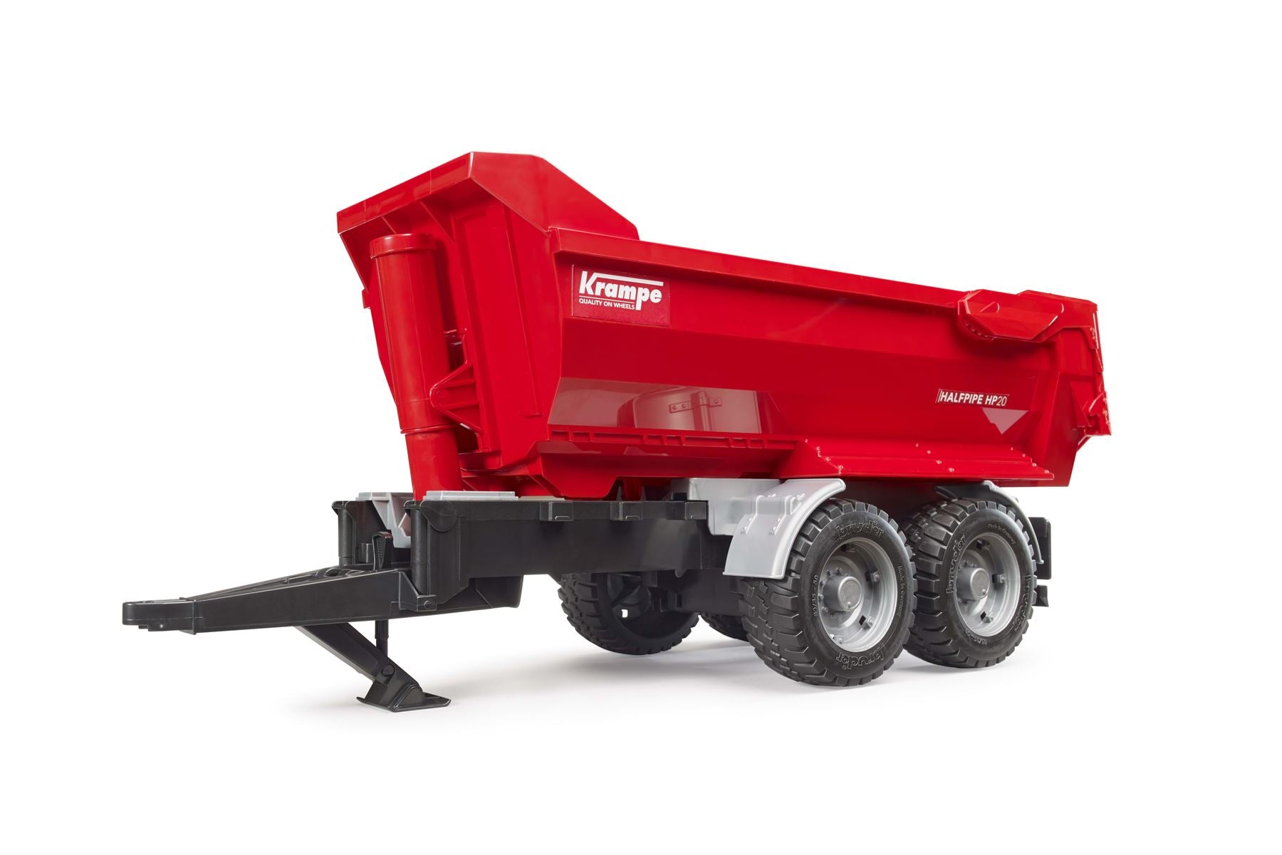 Krampe Tandem-Halfpipe tipping trailer